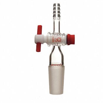 KIMBLE Adapter Valved Inlet Transparent 24/40, 26CY09