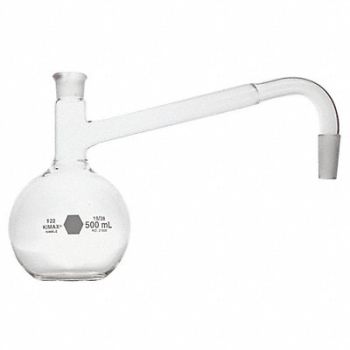 KIMBLE KIMAX Distillation Flask 1000mL Glass Clear, 26CY73