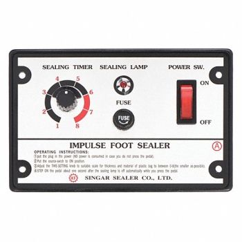GRAINGER APPROVED Timer For Foot Sealer, 26FJ13