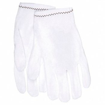 MCR SAFETY Knit Gloves M White PK12, 26H263