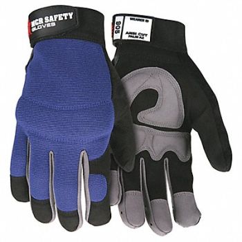 MCR SAFETY Fasguard Synthetic Leather Black Palm S, 26H682
