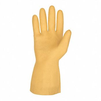 MCR SAFETY Amber Canners 18 Mil STR Cuff Si L PK12, 26H937
