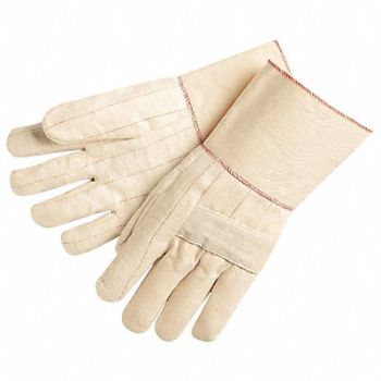 MCR SAFETY Heat-Resistant Gloves L Beige PR, 26JX44
