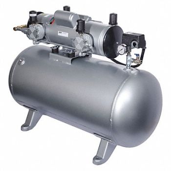 GAST Piston Air Compressor 2 hp Horizontal, 26JY09