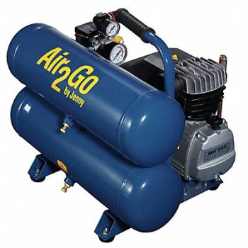 JENNY Portable Air Compressor 4.2 gal Stack, 26JY10