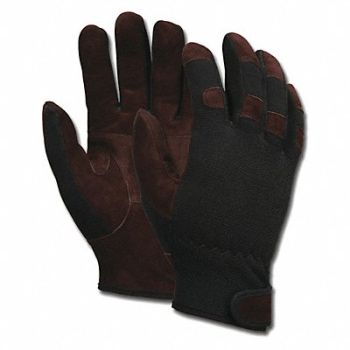 MCR SAFETY Multitask Brown Economy Leather L PK12, 26K137