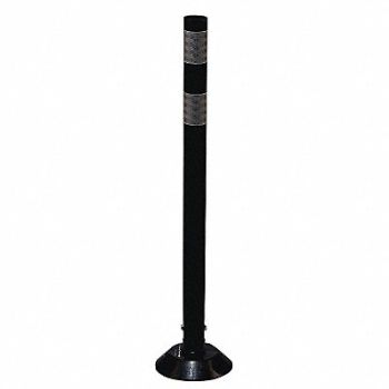 GRAINGER APPROVED G6577 Delineator Post Black HDPE 36 In, 26K986