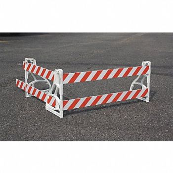 CORTINA Barricade Orange/White 72 x 16 x 36 In, 26K993