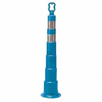 GRAINGER APPROVED G6579 Trim Line Channelizer Blue 45 In, 26K997