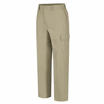 DICKIES Work Pants Khaki Cotton/Polyester, 26KM32