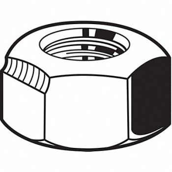 GRAINGER APPROVED Locknut 7/8 -9 ZncY Stl 1 5/16x7/16 5PK, 26LH02