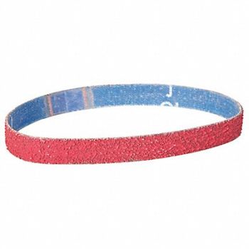 NORTON J5553 Sanding Belt 20 1/2 in L 3/4 in W 80 G, 2D529