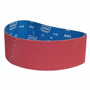 NORTON Sanding Belt 36 in L 4 in W 60G PK10, 26LX46