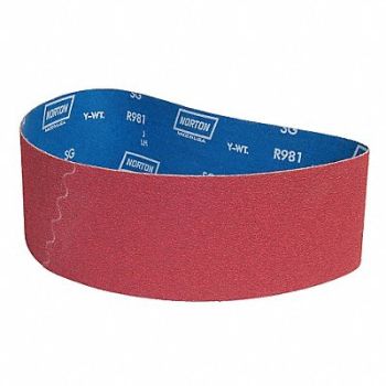 NORTON Sanding Belt 79 in L 4 in W 36G PK10, 26LX87
