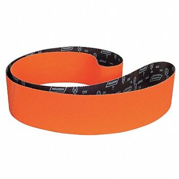 NORTON Sanding Belt 6 Wx132 L CA 80GR PK10, 26LX92
