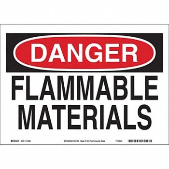 BRADY Label 3 1/2 inx5 in Polyester, 1VC59