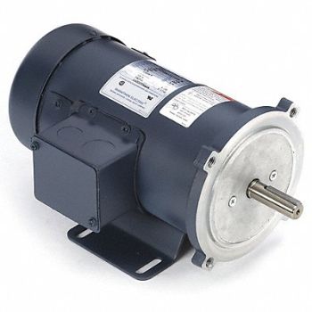 U.S. MOTORS DC Motor 1/4 HP 2500 rpm 90V DC 56C TEFC, 55MM23