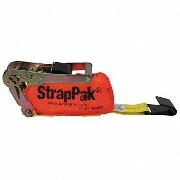 KINEDYNE Tie Down Strap Ratchet Poly 30 ft., 26W542