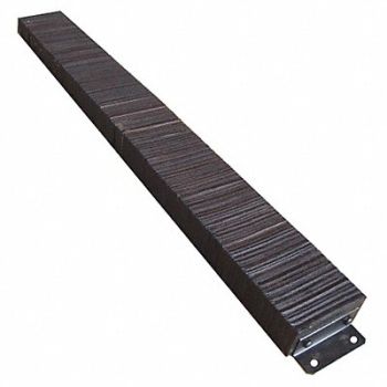 GRAINGER APPROVED Dock Bumper 10x4-1/2x98 in Rubber, 26W572