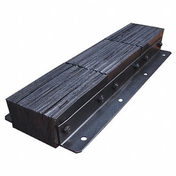 GRAINGER APPROVED Dock Bumper 36x4-1/2x13 in Rubber, 26W594