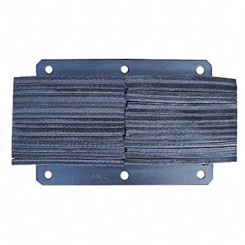 GRAINGER APPROVED Dock Bumper 20x6x13 in Rubber, 26W595