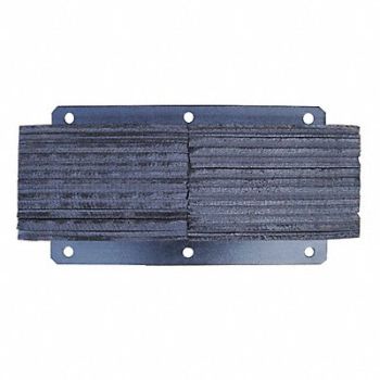 GRAINGER APPROVED Dock Bumper 24x6x13 in Rubber, 26W596