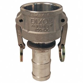 DIXON VALVE COUPLING Cam and Groove Coupling 3 4 Aluminum, 26W631