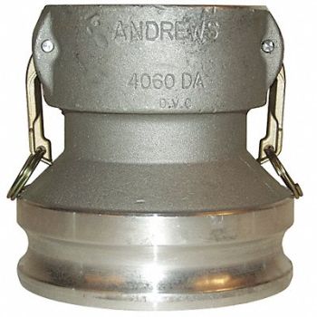 DIXON VALVE COUPLING Cam and Groove Adapter 4 6 Aluminum, 26W648