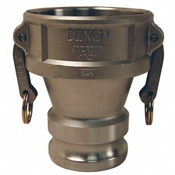 DIXON VALVE COUPLING Cam and Groove Adapter 3 4 316 SS, 26W654