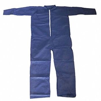 CONDOR G6091 Collared Coveralls Blue 5XL PK25, 26W813