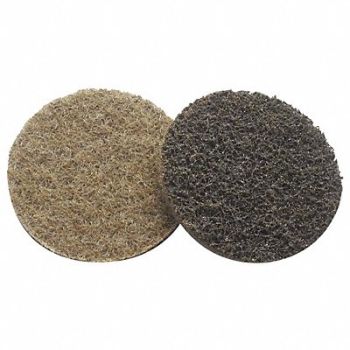 GRAINGER APPROVED J6886 Hook-and-Loop Surface Cond Disc 2 in Dia, 447R76