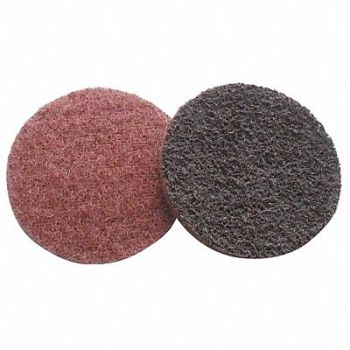 GRAINGER APPROVED J6885 Hook-and-Loop Surface Cond Disc 4 in Dia, 447R75