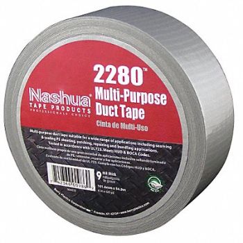 NASHUA Duct Tape Gray 1 7/8 in x 60 yd 9 mil, 26W990