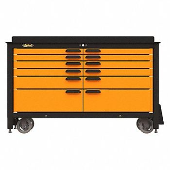 SWIVEL PRO SERIES Rolling Tool Cabinet Blk Ind Prem Duty, 26X204