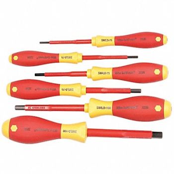WIHA Insulated Screwdriver Set NmPcs6, 26X278