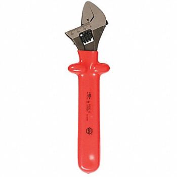 WIHA Adj. Wrench Insulated Rubber Natural 10, 26X325