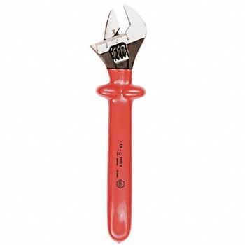 WIHA Adj. Wrench Insulated Rubber Natural 12, 26X326