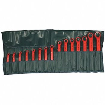 WIHA Box End Wrench Set Chrome Offset SAE, 26X333
