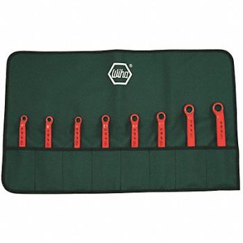 WIHA Box End Wrench Set Chrome Offset SAE, 26X334
