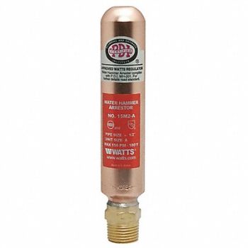 WATTS Water Hammer Arrestor 1/2 In NPT Copper, 26X569