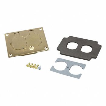 WIREMOLD Floor Box Cover Brown Brass, 26X956