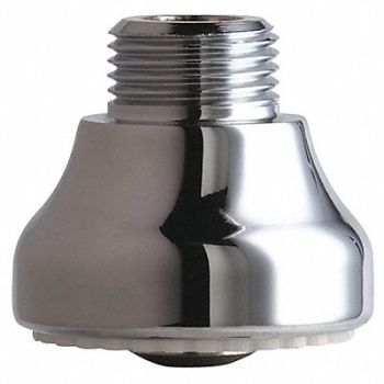 CHICAGO FAUCETS Spray Outlet Brass 3/8 in - 18 Chrome, 26Y256