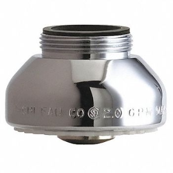CHICAGO FAUCETS Spray Outlet Brass 13/16 in - 27 Chrome, 26Y269