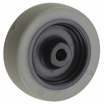 GRAINGER APPROVED Nonmark RBBR Tread Plastic Core Wheel, 26Y330