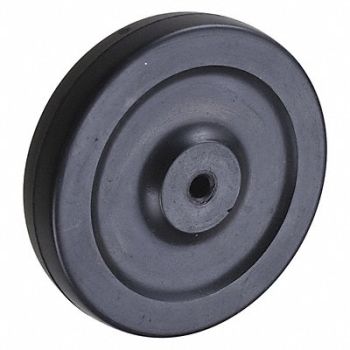 GRAINGER APPROVED Solid RBBR Wheel 5 145 lb., 26Y338
