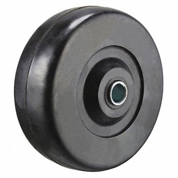 GRAINGER APPROVED Solid RBBR Wheel 4 255 lb., 26Y350