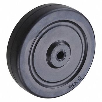 GRAINGER APPROVED Solid RBBR Wheel 5 240 lb., 26Y364