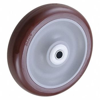 GRAINGER APPROVED PUR Tread on Plastic Core Wheel, 26Y370