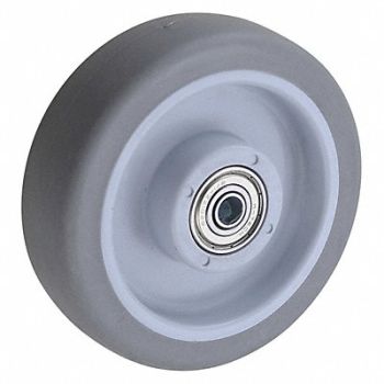 GRAINGER APPROVED Nonmark RBBR Tread Plastic Core Wheel, 26Y373