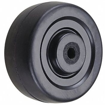 GRAINGER APPROVED Solid RBBR Wheel 3 125 lb., 26Y391